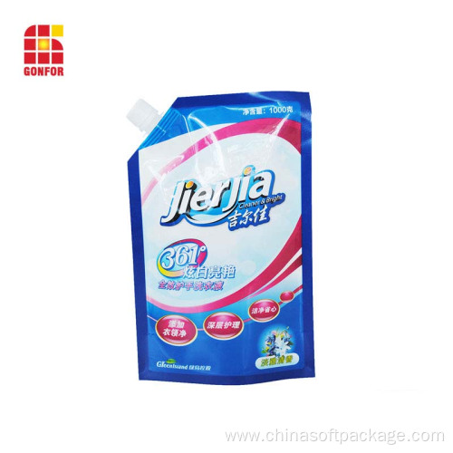 Stand Up Pouch For 1000ml Liquid Detergent